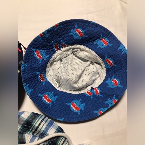 Baby Boy Bucket Hats Shark Dinosaur and Fish Themed Size 48 - Picture 9 of 9